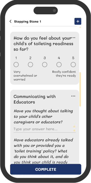 Parent reflection questionnaire
